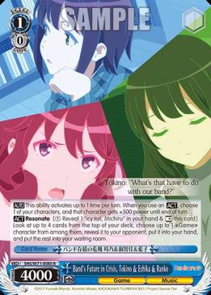 Band's Future in Crisis, Tokino & Echika & Ranko