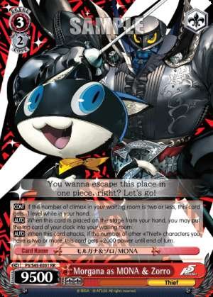 Morgana as MONA & Zorro