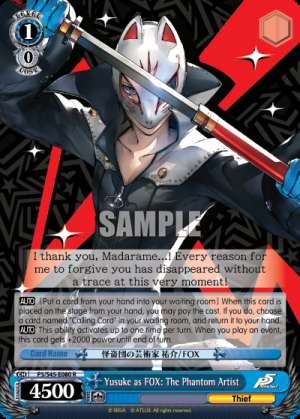 Yusuke as FOX: The Phantom Artist