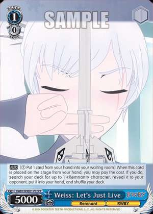 Weiss: Let's Just Live