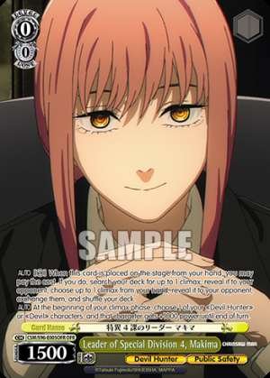 Leader of Special Division 4, Makima