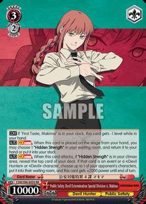 Public Safety Devil Extermination Special Division 4, Makima