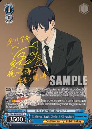 Watchdog of Special Division 4, Aki Hayakawa