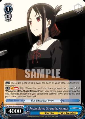 Accumulated Strength, Kaguya