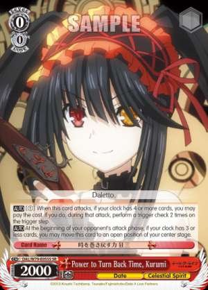 Power to Turn Back Time, Kurumi