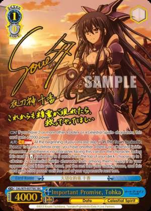 Important Promise, Tohka