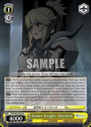 Raider Knight, Mordred