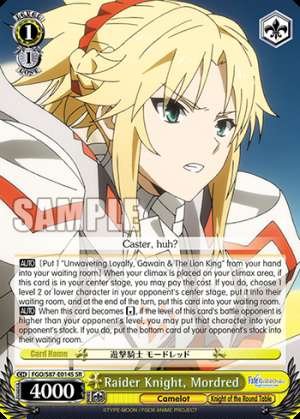 Raider Knight, Mordred