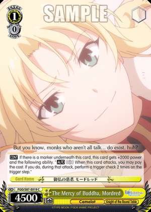 The Mercy of Buddha, Mordred