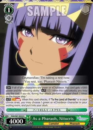 As a Pharaoh, Nitocris