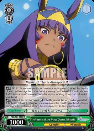 Influence of the Mage Queen, Nitocris