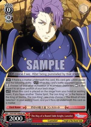 The Way of a Round Table Knight, Lancelot
