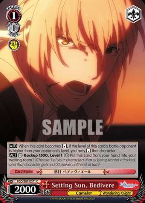 Setting Sun, Bedivere