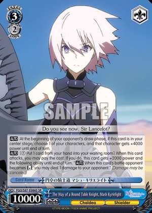The Way of a Round Table Knight, Mash Kyrielight