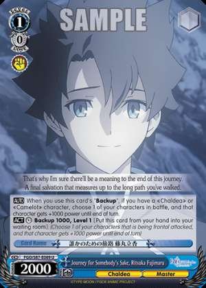 Journey for Somebody's Sake, Ritsuka Fujimaru