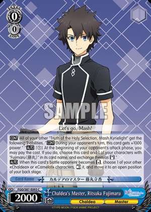 Chaldea's Master, Ritsuka Fujimaru