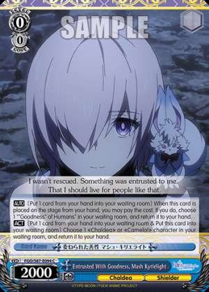 Entrusted With Goodness, Mash Kyrielight