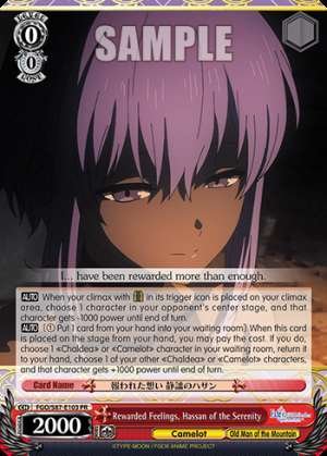 Rewarded Feelings, Hassan of the Serenity