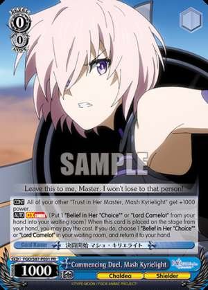 Commencing Duel, Mash Kyrielight