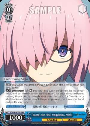 Towards the Final Singularity, Mash