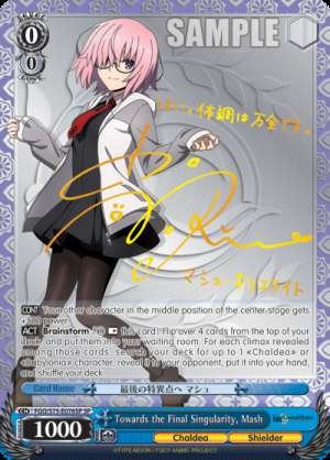Towards the Final Singularity, Mash