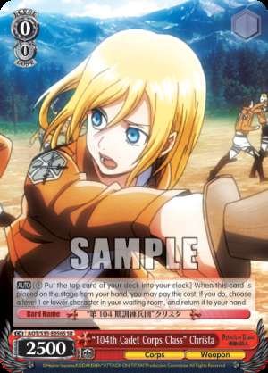"104th Cadet Corps Class" Christa