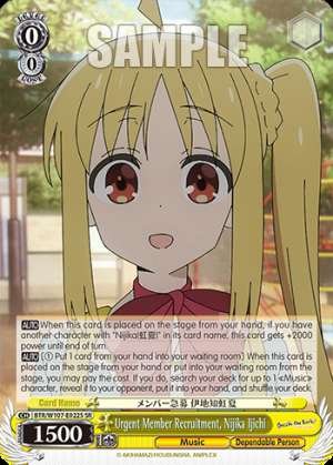 Urgent Member Recruitment, Nijika Ijichi