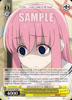 Forgotten Cuteness, Hitori Gotoh