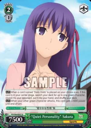 “Quiet Personality” Sakura