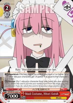 Maid Costume, Hitori Gotoh