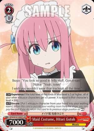 Maid Costume, Hitori Gotoh