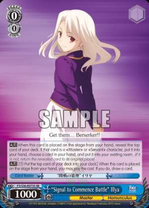 “Signal to Commence Battle” Illya