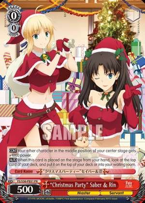 "Christmas Party" Saber & Rin