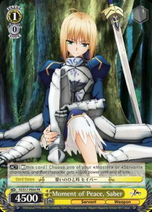 Moment Of Peace, Saber