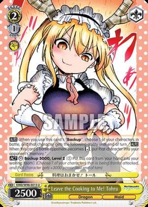 Leave the Cooking to Me! Tohru