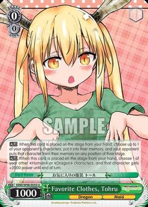 Favorite Clothes, Tohru