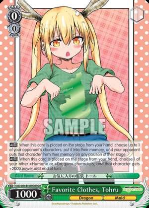 Favorite Clothes, Tohru