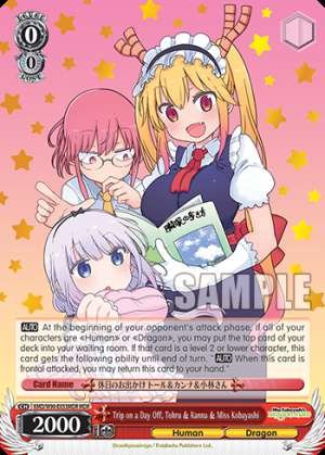 Trip on a Day Off, Tohru & Kanna & Miss Kobayashi