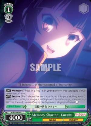 Memory Sharing, Kurami