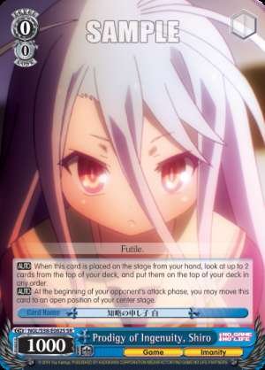 Prodigy of Ingenuity, Shiro