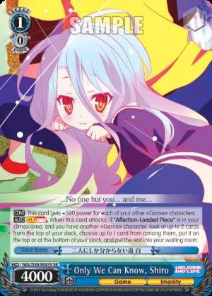 Only We Can Know, Shiro