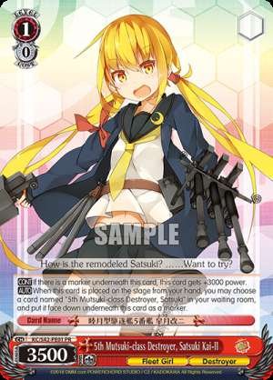 5th Mutsuki-class Destroyer Satsuki, Kai-11