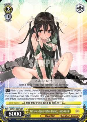 1st Tone-class Aviation Cruiser, Tone-Kai-Ni