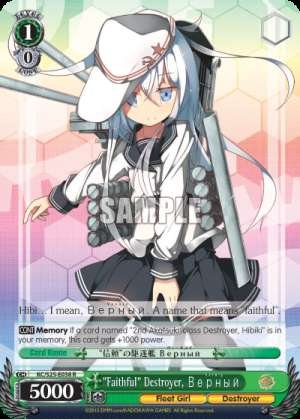 "Faithful" Destroyer, Верный