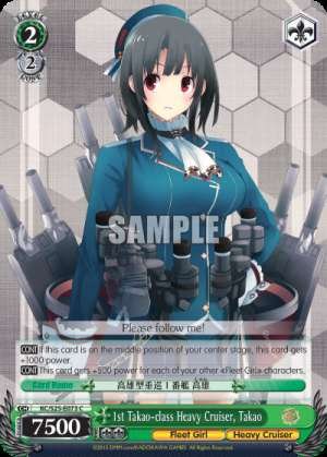 1st Takao-class Heavy Cruiser, Takao