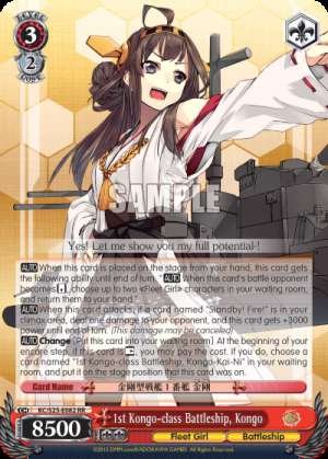 1st Kongo-class Battleship, Kongo