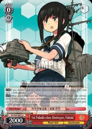 1st Fubuki-class Destroyer, Fubuki