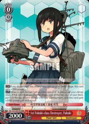 1st Fubuki-class Destroyer, Fubuki