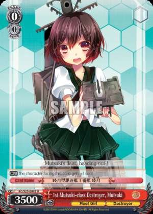 1st Mutsuki-class Destroyer, Mutsuki