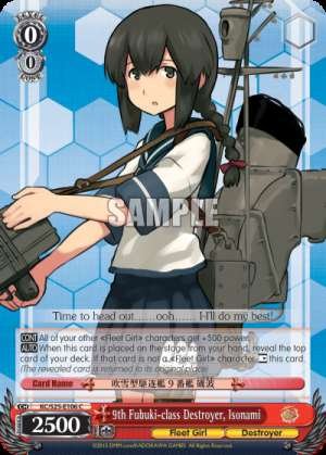 9th Fubuki-class Destroyer, Isonami